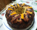 Foto del paso 4 de la receta: Bizcocho con fideos de chocolate y naranja confitada!!