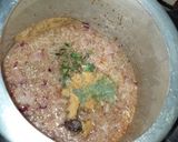 A picture of step 3 of Punjabi Rajma masala.