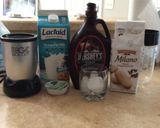 A picture of step 1 of Cookie frappuchino.