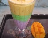 A picture of step 4 of Mango sago coconut pudding.