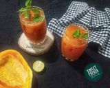 A picture of step 5 of Sweet Papaya Juice.