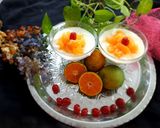 A picture of step 4 of Orange cheena payesh.