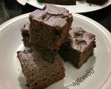 Foto langkah ke 5 dari resep No Mixer Double Choco Brownies.