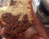 A picture of step 8 of Fluffy Vanilla marble cake.
