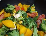 A picture of step 7 of Broccoli Salad.
