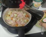 Foto del paso 4 de la receta: Pollo con almendras, airfryer 🍗🥕🥔