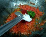 A picture of step 1 of Tomato bread pakoda.