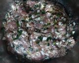 A picture of step 3 of Japanese Dumplings - Gyoza.