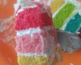 Foto langkah ke 4 dari resep Rainbow cake #2.