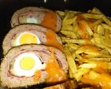 Foto del paso 7 de la receta Rollo de carne picada relleno en salsa