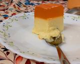 A picture of step 3 of Orange 🍊 jelly Custard.