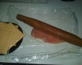 Une image de l'étape 1 de Cigarre de filet de poulet au fromage.