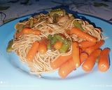 Foto del paso 7 de la receta: Udon con zanahorias, espárragos y erizos