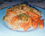 Foto del paso 7 de la receta: Udon con zanahorias, espárragos y erizos