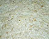 A picture of step 2 of Plantain puff puff.