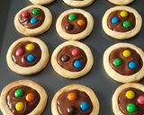 Une image de l'étape 7 de Tartelettes sablées au chocolat et m&m's.