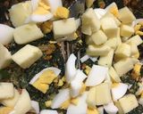 Foto del paso 3 de la receta: Soufflé con hojas de brócoli huevo y muzzarella