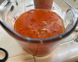 A picture of step 3 of Arroz Rojo (Mexican Red Rice).