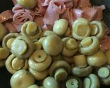 Foto del paso 4 de la receta Omelette gratinado de jamón queso y champiñones 🧀