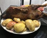 Фото кроку 3 до Рождественская утка с яблоками и картофелем.