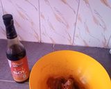 A picture of step 1 of Honey Soy pork using double grill pan.