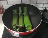 Foto langkah ke 8 dari resep Nasi Bakar Teri Pedas.