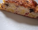 Une image de l'étape 6 de Quiche express sans pâte aux champignons et lardons.