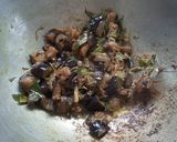 A picture of step 3 of Neem and Eggplant Neem begun.