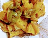 A picture of step 10 of Khatay Aloo.