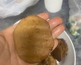 Foto del paso 3 de la receta: Mini panqueques de avena y cacao❤️
