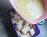 Foto langkah ke 3 dari resep Puding Roti Keju Kukus 🍞🧀.
