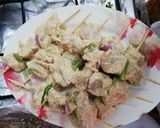A picture of step 3 of Malai tikka boti.