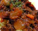 A picture of step 6 of Braised Beef with Tomato Sauce.