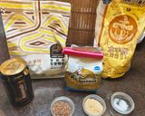 A picture of step 1 of Rye Multigrain Flaxseed European Bread.