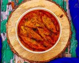A picture of step 7 of Goan Style Pomfret Curry.