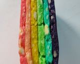 Foto langkah ke 3 dari resep Gethuk lindri pelangi.