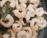 A picture of step 4 of Garlic Buttered Prawns & Chicken Salad.