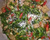 Foto langkah ke 5 dari resep Oseng selada air tempe semangit.