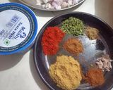 A picture of step 1 of Paneer Tikka Bread coins.