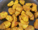 A picture of step 4 of Dhaba style masala ARBI(TARO).