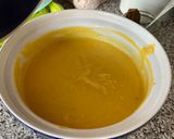 A picture of step 3 of Asian style butternut squash and sesame oil soup.