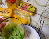 Foto langkah ke 5 dari resep Bakpao Pandan isi Selai Nanas dan Selai Coklat (No Mixer).