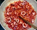 Hình bước làm 3 của món Mì ý hải sản tôm mực