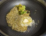 A picture of step 3 of Kala chana masala.