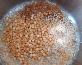 A picture of step 1 of Mix dal handvo in pan #emoji.