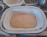 Foto del paso 3 de la receta: Torta de avena y vainilla rellena con dulce de membrillo