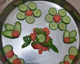A picture of step 2 of Cucumber & Carrot salad.