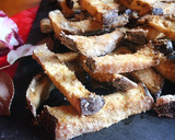 Foto del paso 5 de la receta: Bastones de berenjena al horno con miel (sin gluten)