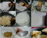A picture of step 5 of Jaggery Nariyal Jaggery pitha.