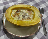 Foto del paso 4 de la receta: Zapallo tallarín con queso y crema